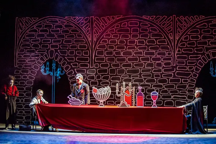 A Very Scary Story production image