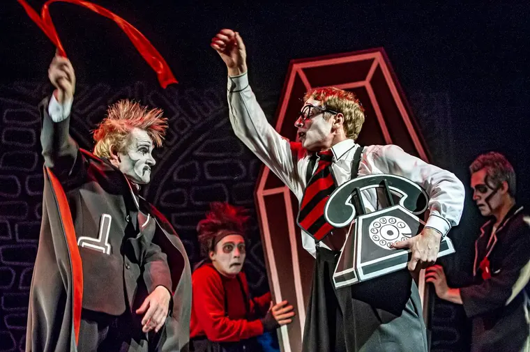 A Very Scary Story production image