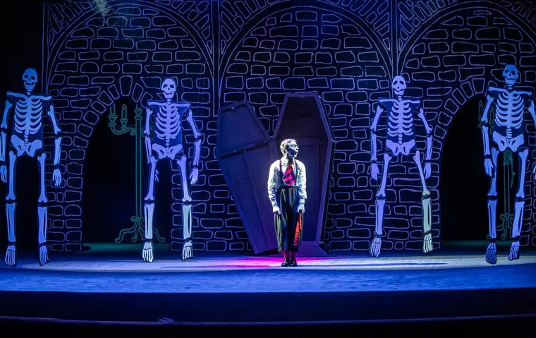 A Very Scary Story production image