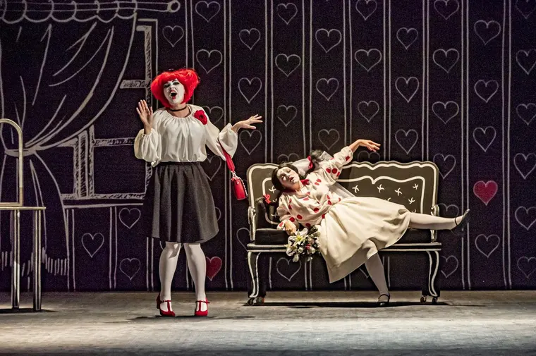 A Very Scary Story production image