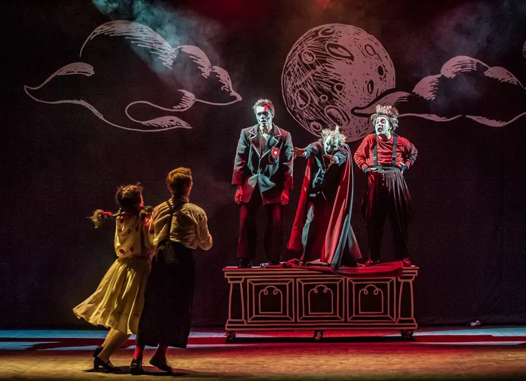 A Very Scary Story production image