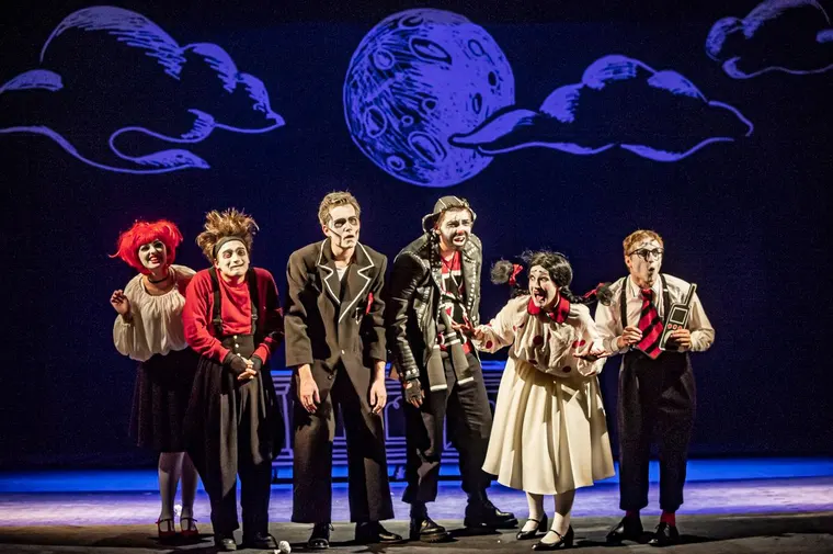 A Very Scary Story production image